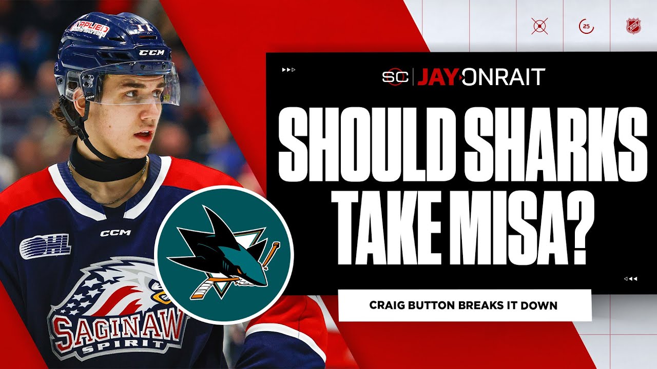 Is Michael Misa an obvious pick for Sharks at No. 2 overall?