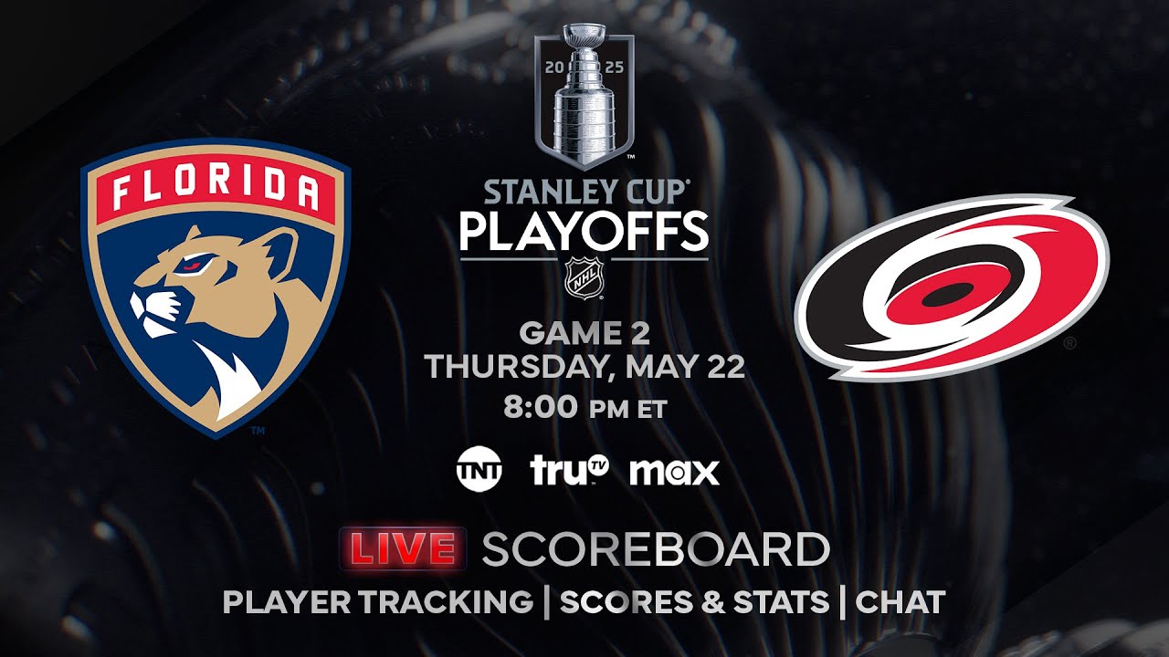 2025 NHL Conference Finals - Game 2: Florida Panthers vs. Carolina Hurricanes