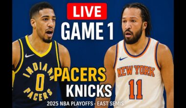 Pacers vs Knicks LIVE Game 1 | 2025 NBA Playoffs Play-by-Play & Scoreboard
