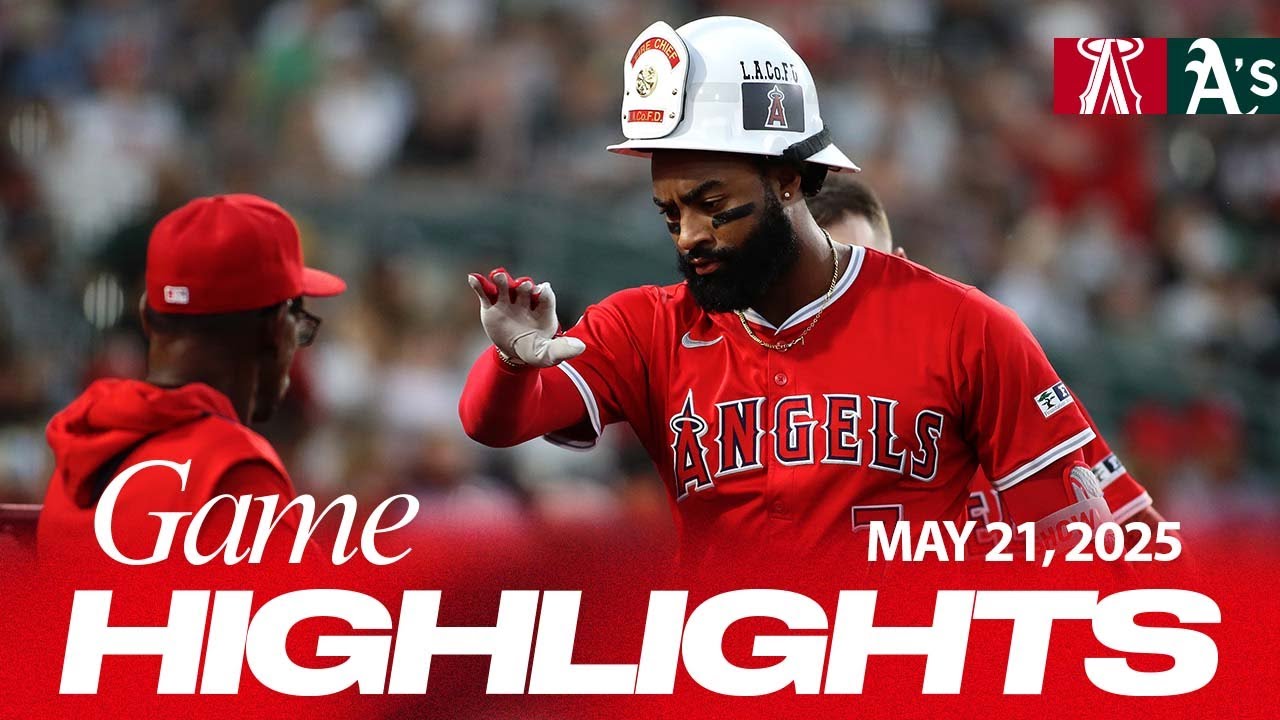 Angels vs. A's Game Highlights (5/21/25) | MLB Highlights