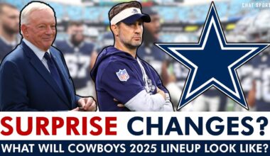 Cowboys Making MAJOR CHANGES To Starting Lineup Before 2025 NFL Season? Dallas Cowboys Rumors & News