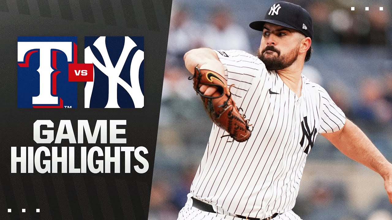Rangers vs. Yankees Game Highlights (5/22/25) | MLB Highlights