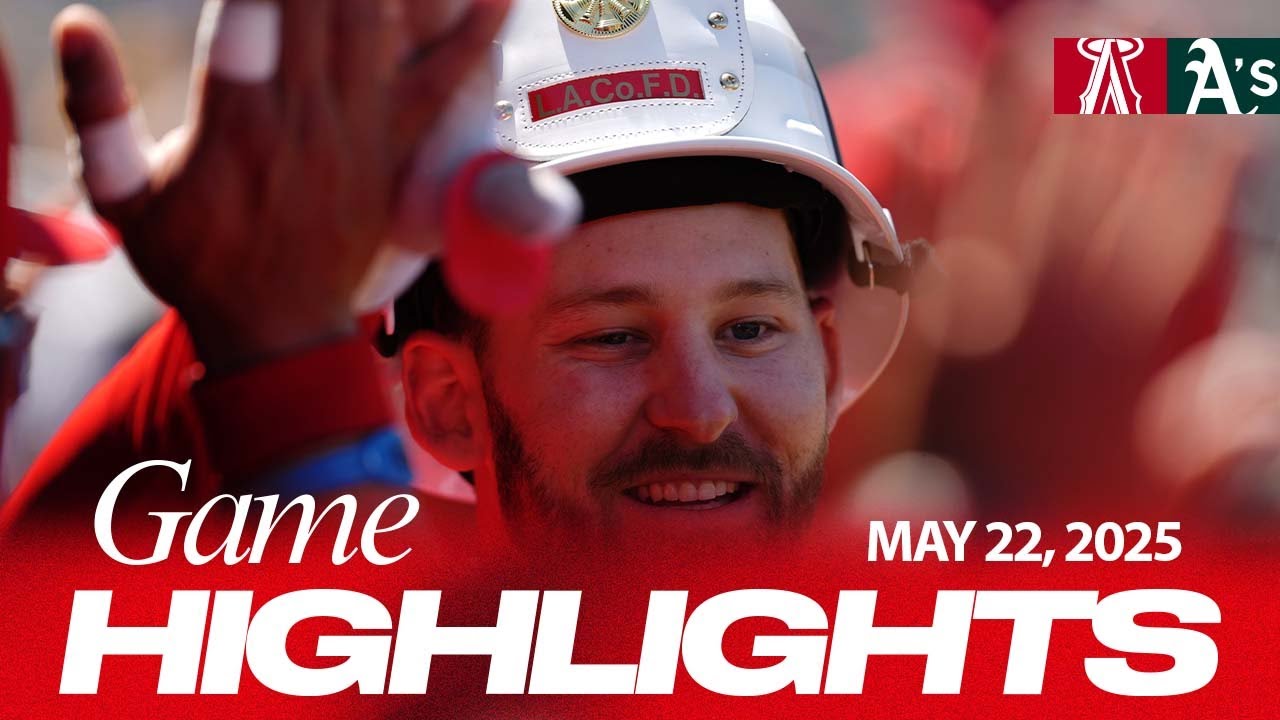 Angels vs. A's Game Highlights (5/22/25) | MLB Highlights