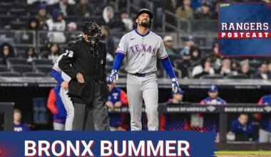 RANGERS POSTCAST: The Rangers gave up a walk-off HR and lost to the Yankees