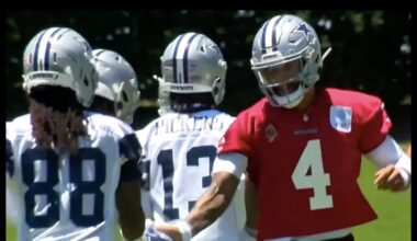 Watch Cowboys "Dynamic Duo" WR's CeeDee Lamb & George Pickens with Dak at QB