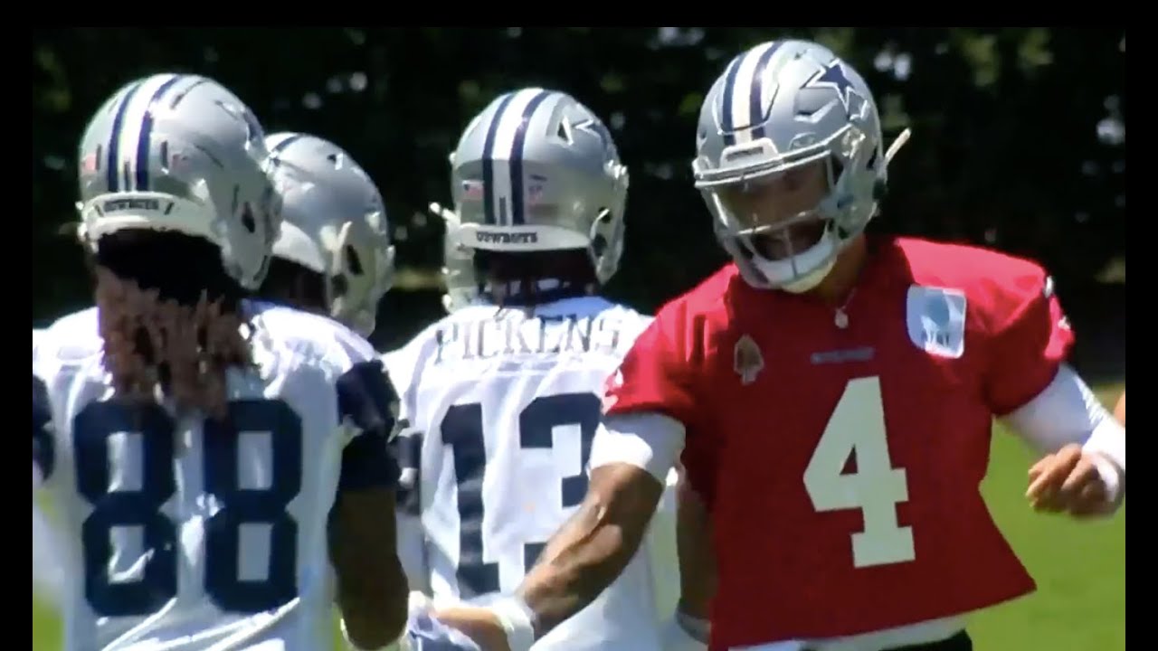Watch Cowboys "Dynamic Duo" WR's CeeDee Lamb & George Pickens with Dak at QB