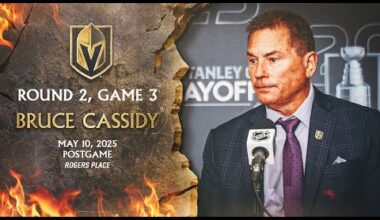 Round 2, Game 3 | Bruce Cassidy Postgame: There's A Lot Of Hockey Left