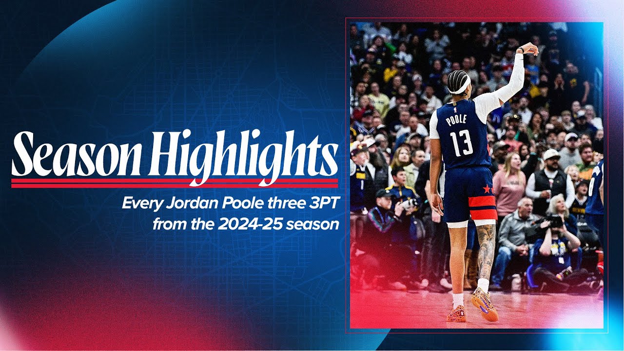 Every Jordan Poole Three-Pointer from the 2024-25 Season | Washington Wizards
