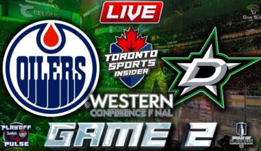 Edmonton Oilers vs Dallas Stars Game 2 LIVE Stream Game Audio | NHL Playoffs Streamcast & Chat