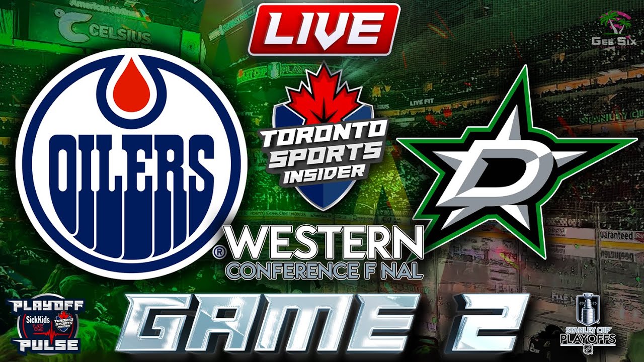 Edmonton Oilers vs Dallas Stars Game 2 LIVE Stream Game Audio | NHL Playoffs Streamcast & Chat