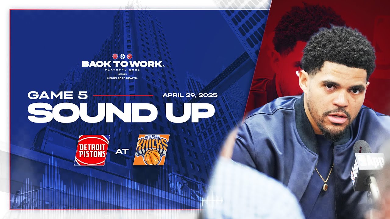 Game 5 Post-Game Press Conference: Tobias Harris | Pistons vs Knicks | 04.29.25