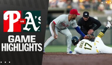 Philles vs. A's Game Highlights (5/23/25) | MLB Highlights