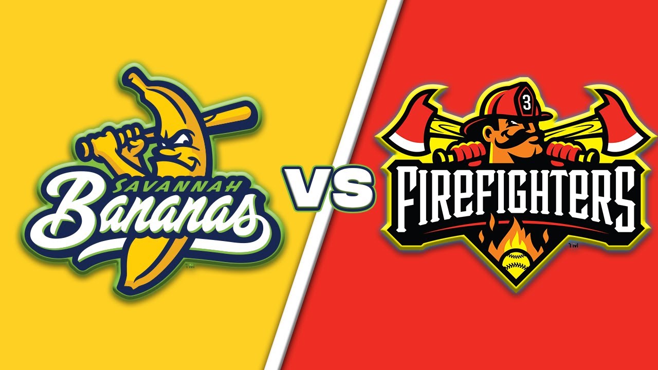 Savannah Bananas vs The Firefighters at Kauffman Stadium in Kansas City