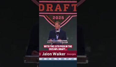 With the 15th pick in the NFL Draft, we have selected Jalon Walker! #nfl #shorts #draft