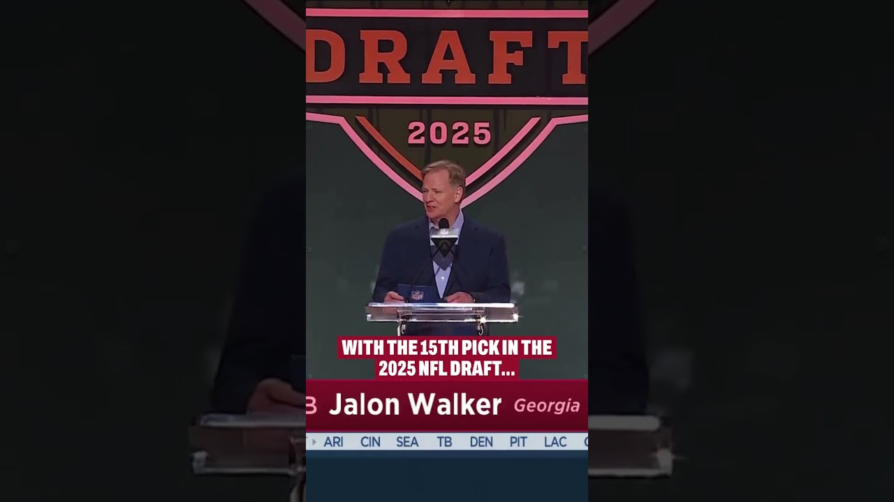 With the 15th pick in the NFL Draft, we have selected Jalon Walker! #nfl #shorts #draft