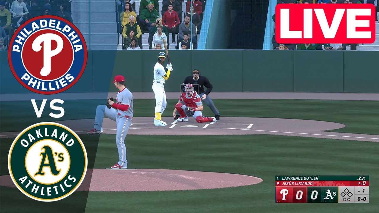 🔴 LIVE: Philadelphia Phillies vs Oakland Athletics | MLB Full Game | May 25, 2025 | Highlights