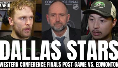 Mikko Rantanen, Pete DeBeor & Jason Robertson Respond to Dallas Stars WCF GM3 Loss vs. Edmonton