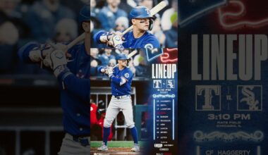 Texas Rangers Pregame Thoughts & Lineup for Saturday’s Game vs the Chicago White Sox