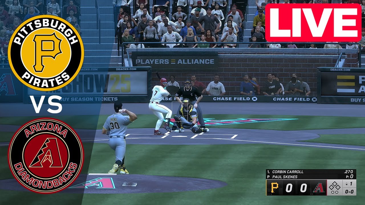 🔴 LIVE: Arizona Diamondbacks vs Pittsburgh Pirates | MLB Full Game | May 26, 2025 | Highlights