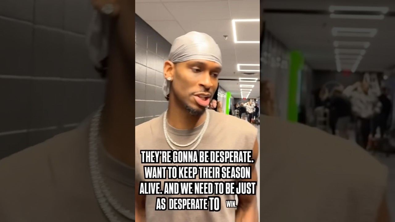 SGA on what the Thunder have to do to close out the series