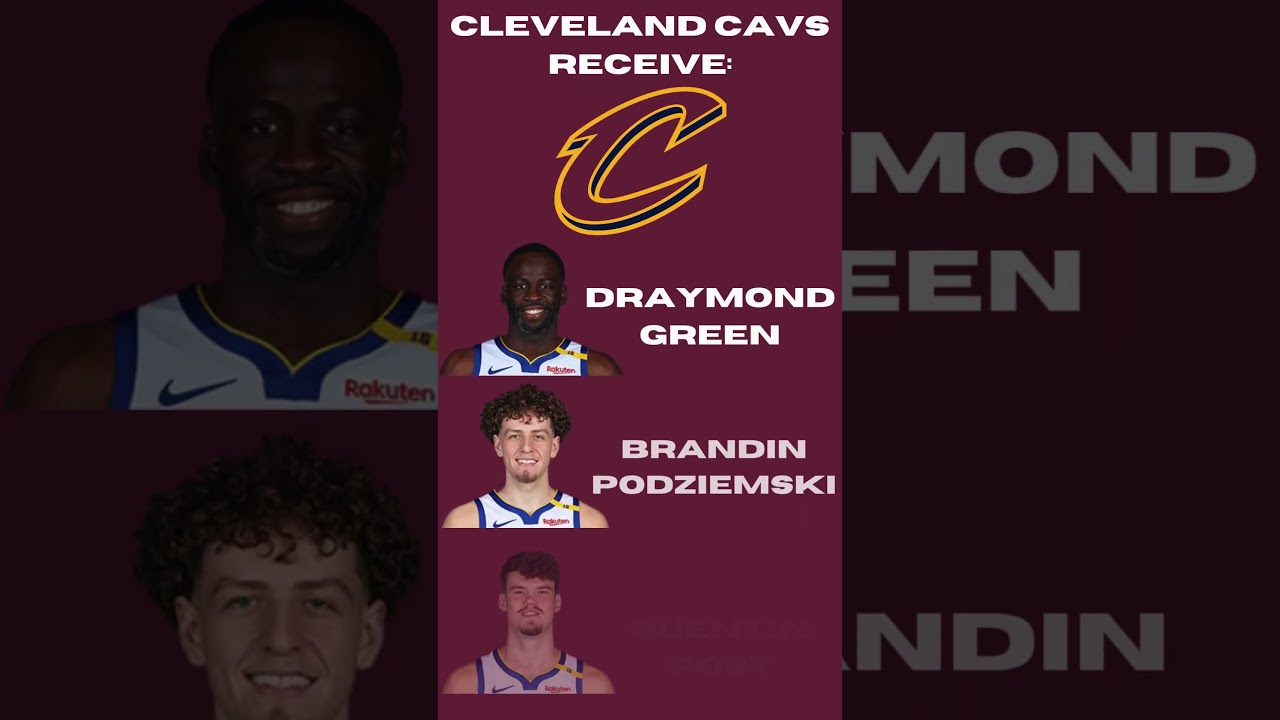 TRADING Draymond Green To The Cleveland Cavaliers! #nba #basketball #viral
