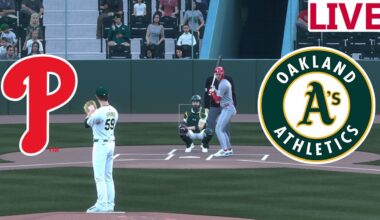 🔴LIVE 🔴Philadelphia Phillies vs Oakland Athletics/May 25/ Baseball Envivo/MLB the show 25