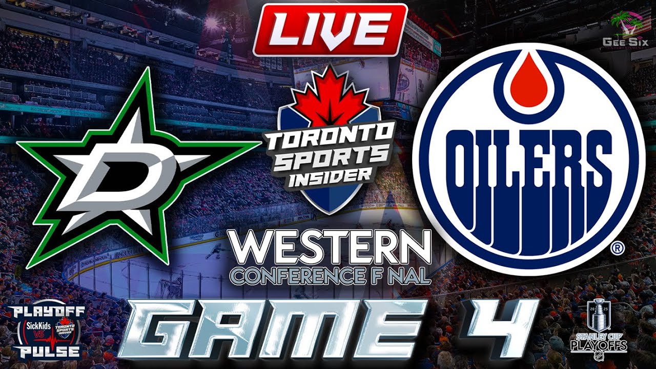 Dallas Stars vs Edmonton Oilers Game 4 LIVE Stream Game Audio | 2025 NHL Playoffs Gamecast & Chat