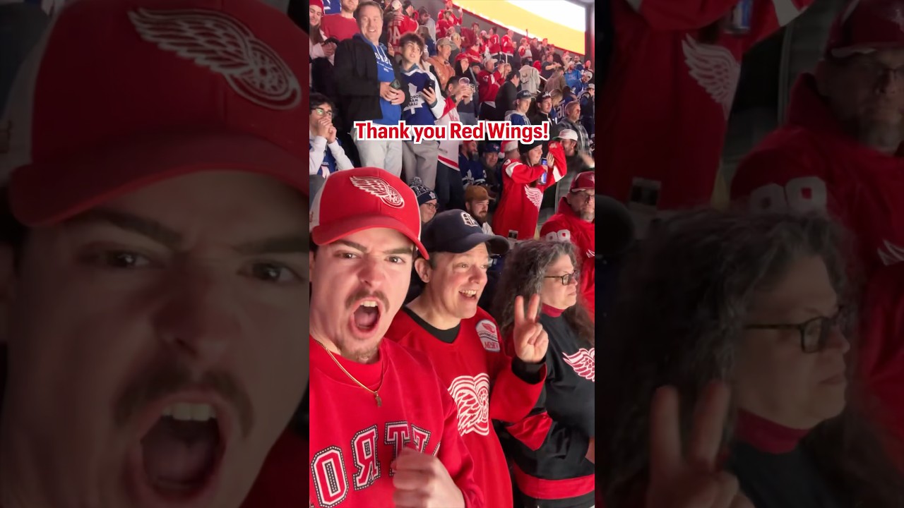 Come With Me To The Detroit Red Wings Game!🔴⚪️