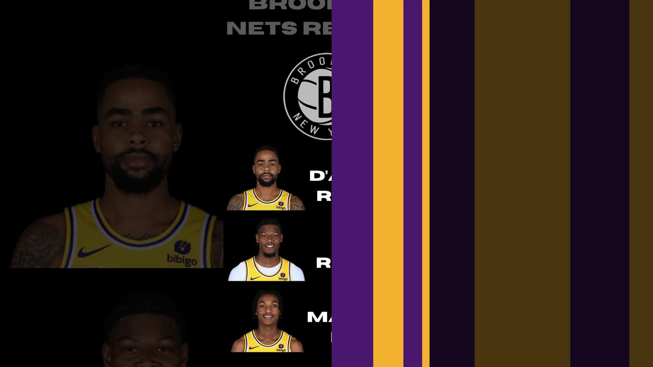 TRADING D'Angelo Russell To The Brooklyn Nets! #nba #basketball #viral