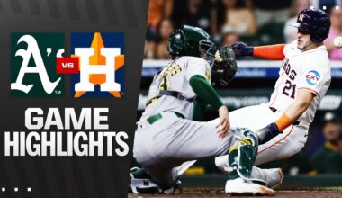A's vs. Astros Game Highlights (5/27/25) | MLB Highlights