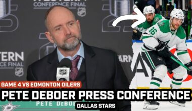 Pete DeBoer FRUSTRATED After Stars Third Straight LOSS vs Oilers