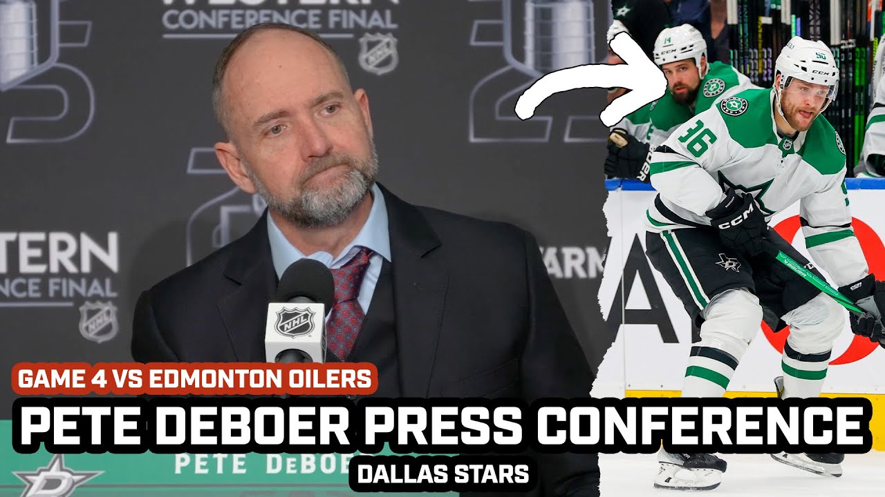 Pete DeBoer FRUSTRATED After Stars Third Straight LOSS vs Oilers