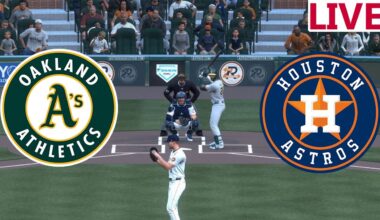 🔴LIVE 🔴Oakland Athletics VS Houston Astros /Baseball May 27/MLB the show 25
