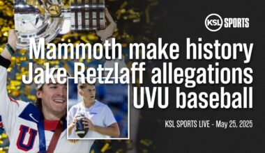 Utah Mammoth make history, Jake Retzlaff allegations & NBA playoff update