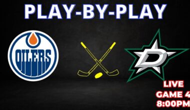 DALLAS  STARS vs EDMONTON OILERS  PLAY by Play