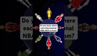 Do you know where each International NBA MVP is from? #nba