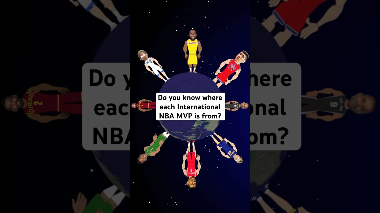 Do you know where each International NBA MVP is from? #nba