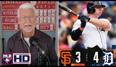 MLB Network | Steve Phillips REACTS AL-leading Detroit Tigers to 4-3 sweep-earning win over Giants