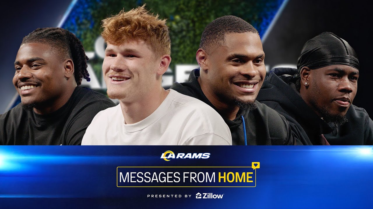 Rams Rookies Get Emotional Listening To Messages From Home