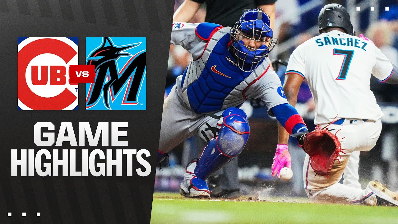 Cubs vs. Marlins Game Highlights (5/19/25) | MLB Highlights