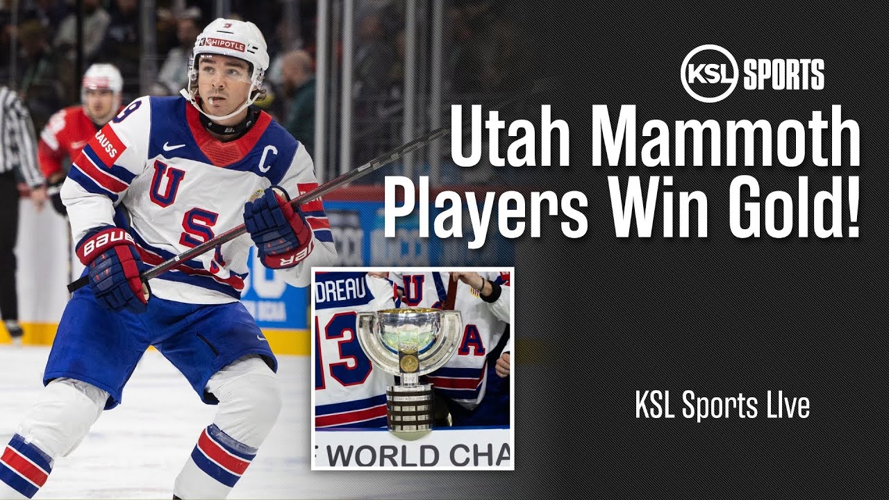 Utah Mammoth Players Help Team USA Defeat Switzerland To Claim World Championship
