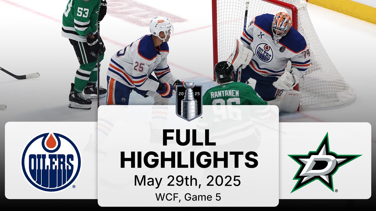 NHL Playoff Highlights | Oilers vs. Stars | Gm 5 | May 29, 2025