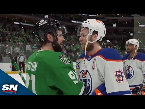 Oilers And Stars Exchange Handshakes After Western Conference Final