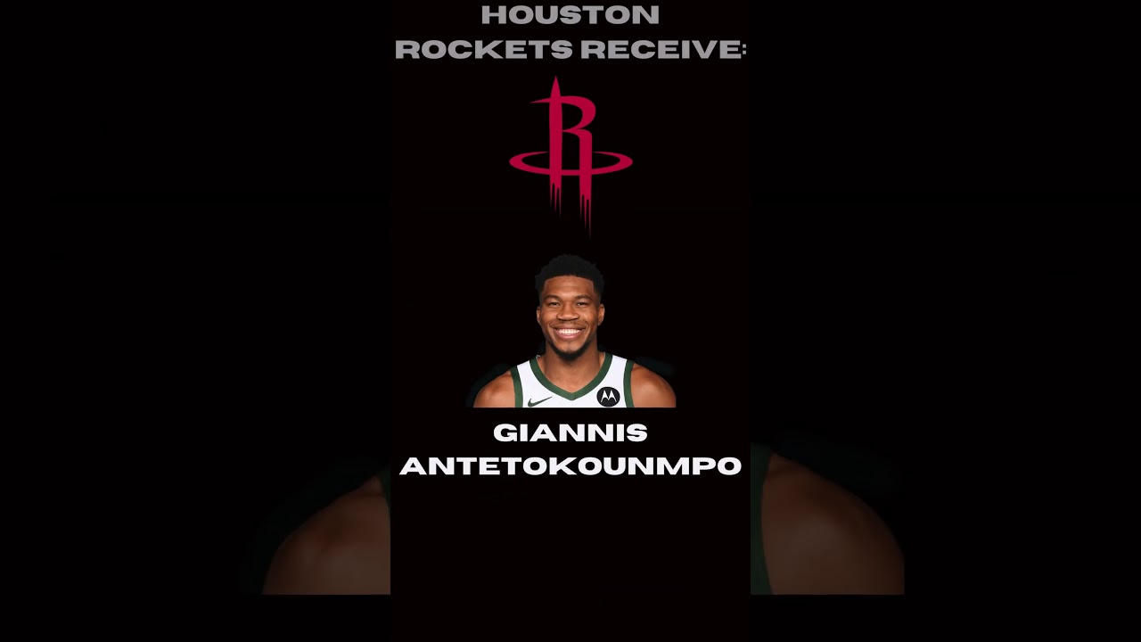 TRADING Giannis Antetokounmpo To The Houston Rockets! #nba #basketball #viral