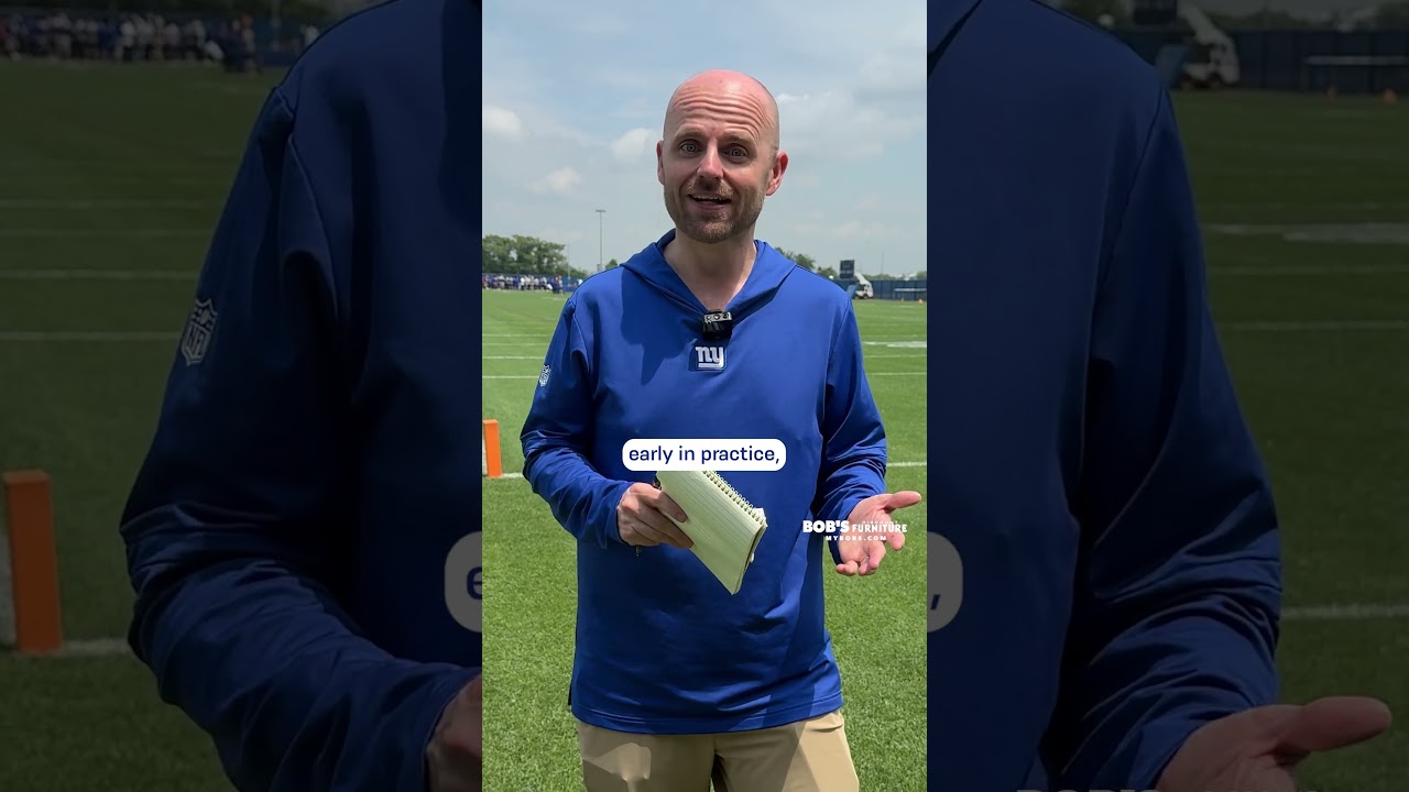 Practice recap from Day 3 of Giants OTAs #shorts #nfl #giants #otas