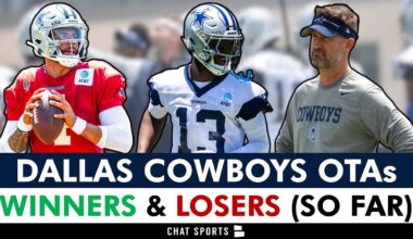 Dallas Cowboys OTAs Winners And Losers Ft. George Pickens, Jack Sanborn, Tyler Guyton & Dak Prescott