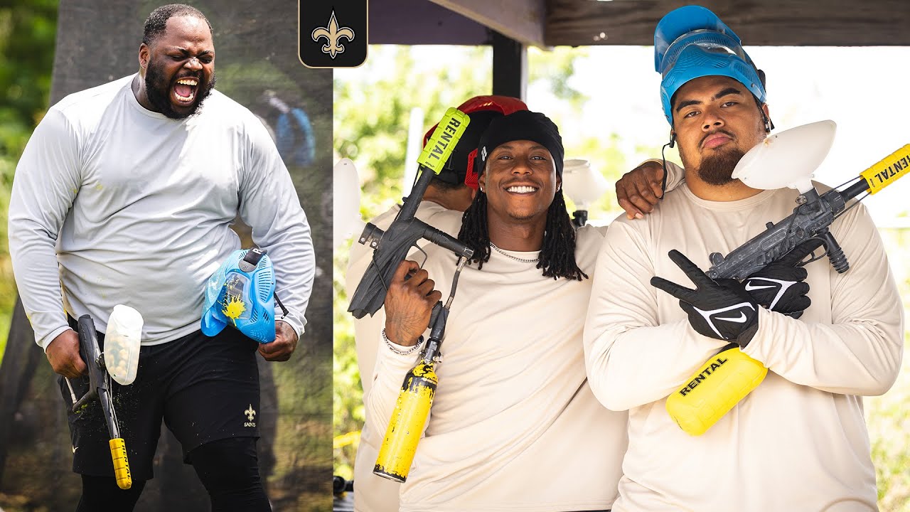 Saints Go Paintballing | New Orleans Saints
