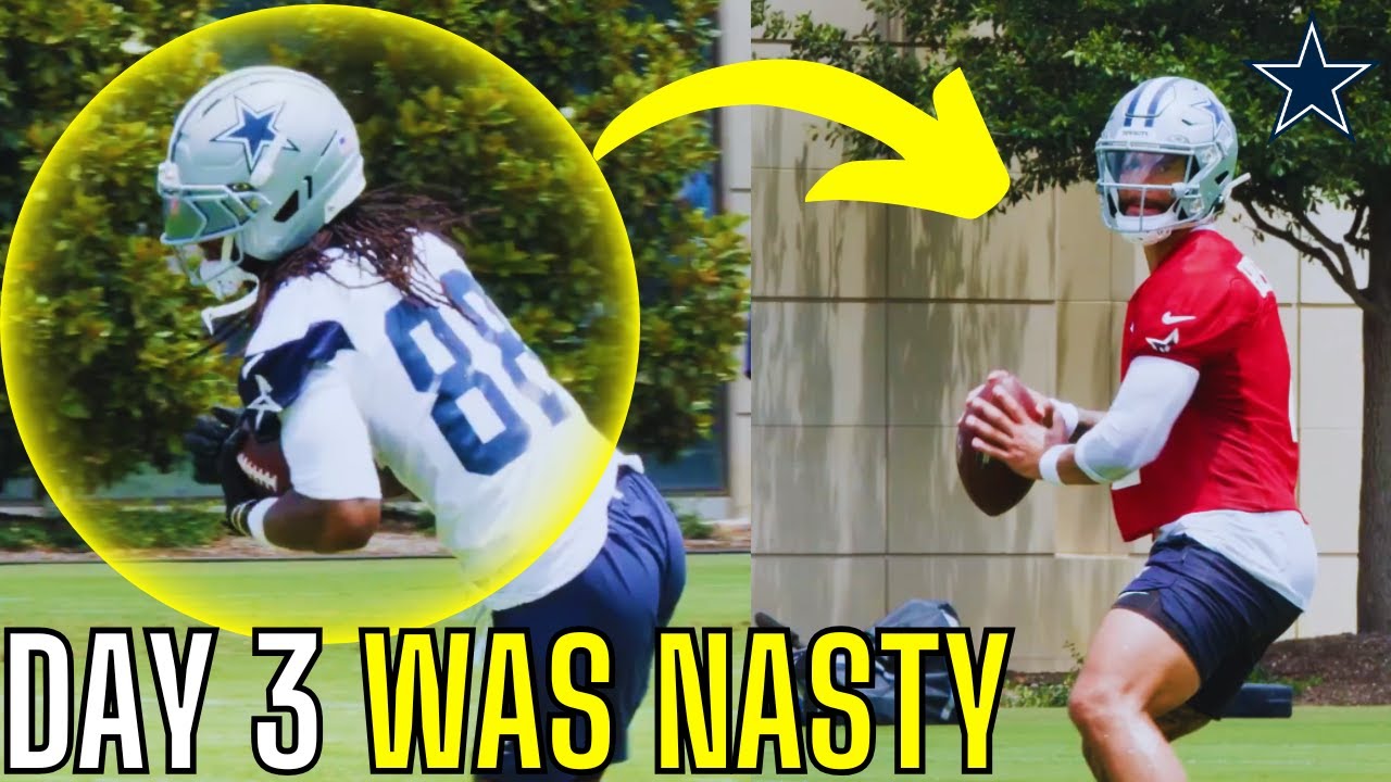 The Dallas Cowboys OTAs LOOK DANGEROUS... | Day 3 Observations |