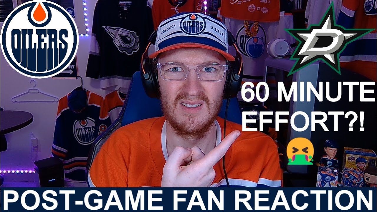 STAY OUT OF THE BOX! | Post-Game Fan Reaction: Oilers vs Stars - Game 1