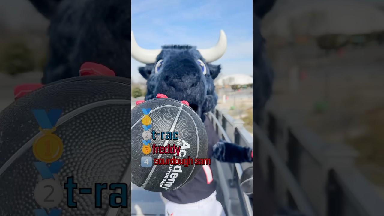 spoiler alert: a mascot with horns wins🏆🤯#houston #texans #nfl #mascot #challenge #closest